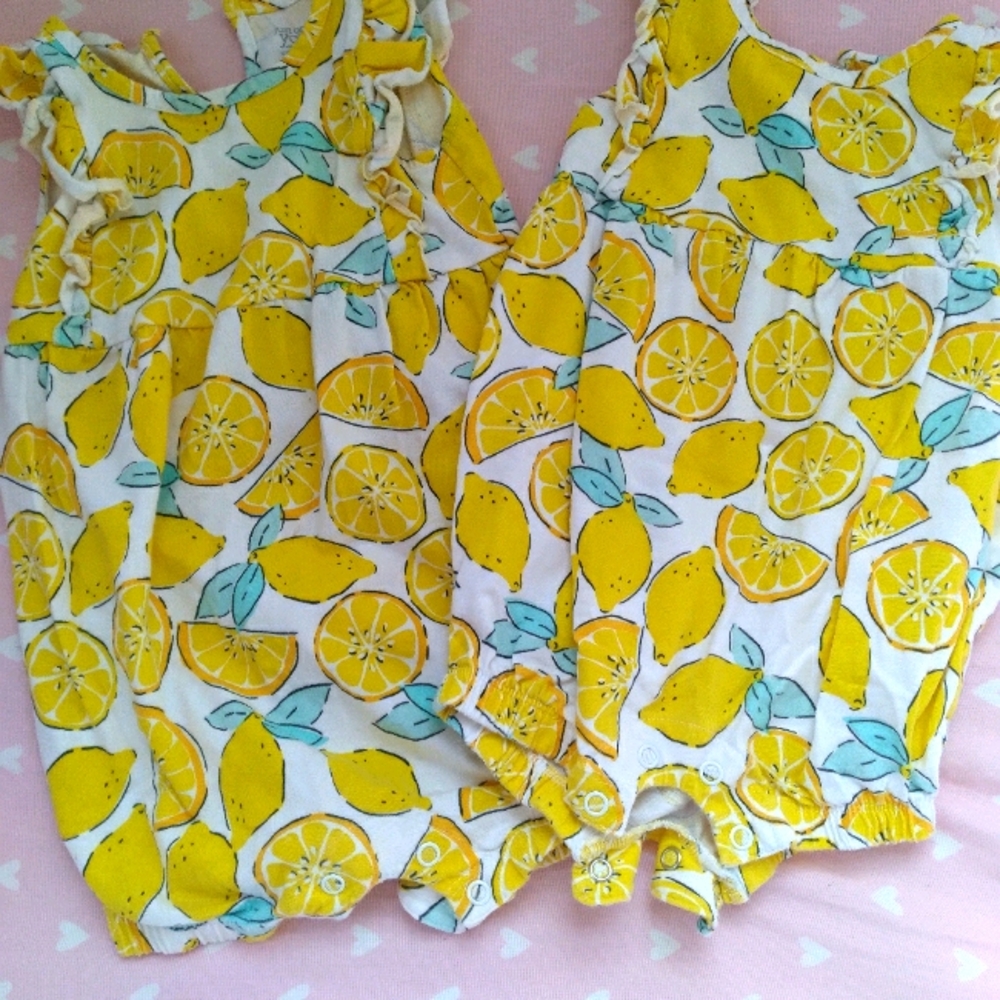 Matching Sister Rompers - Only 6mos available